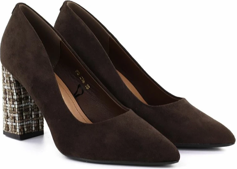 Këpucë elegante femrash LEONE Sergio Leone PB216, çokollatë