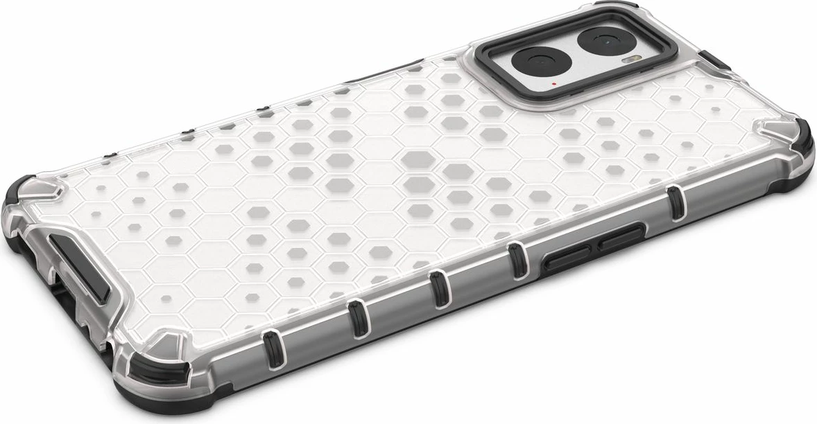 Mbështjellës Hurtel Honeycomb për Oppo A76 / Oppo A36 / Realme 9i, Transparent