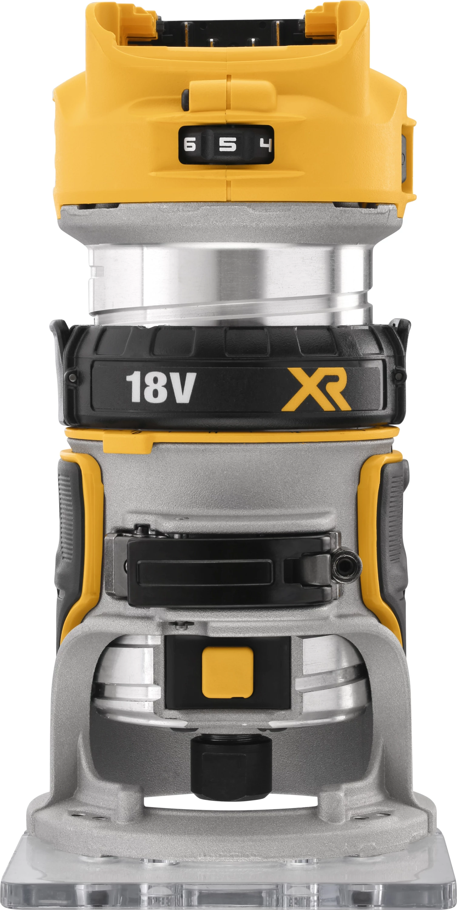 Rezkar aku Dewalt DCW600N 18V XR BL, kolletë 8 mm, verdhë/zezë