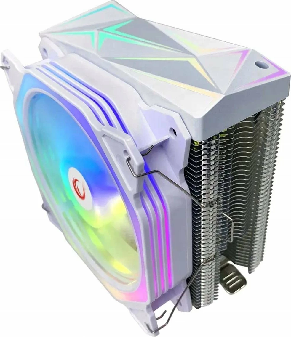 Ftohës CPU Rampage Octagon C50 120mm ARGB 1800RPM TDP 165W, i bardhë