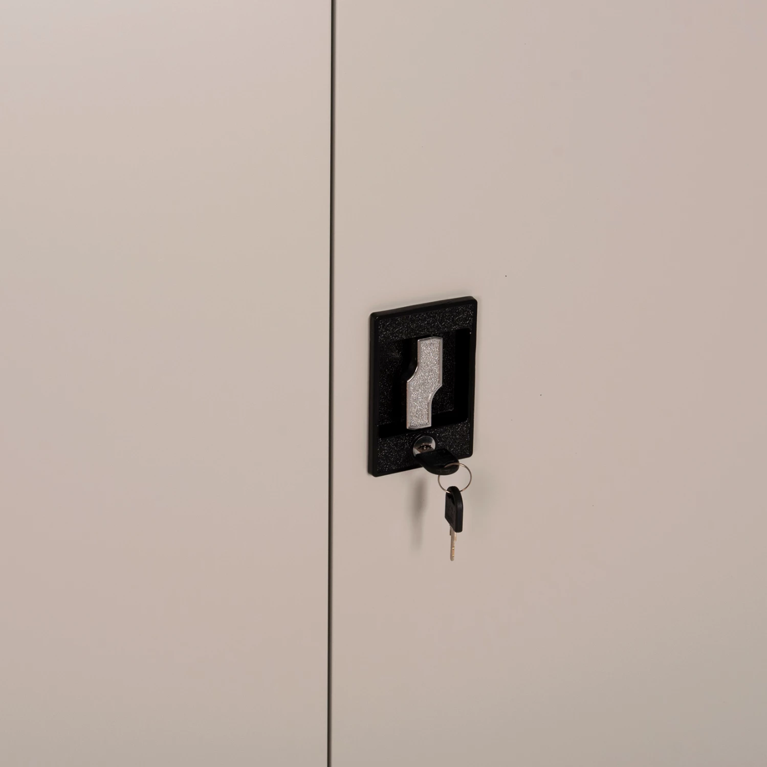 Dollap metalik DURON FH5959.11 2-dyer me 5 hapësira ruajtjeje ngjyrë gri e lehtë 90x40x180H cm