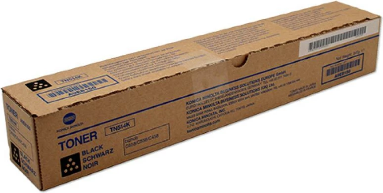 Toner Konica Minolta TN-514K (A9E8150/A9E815C) rendiment deri 24,000 faqe origjinal, i zi