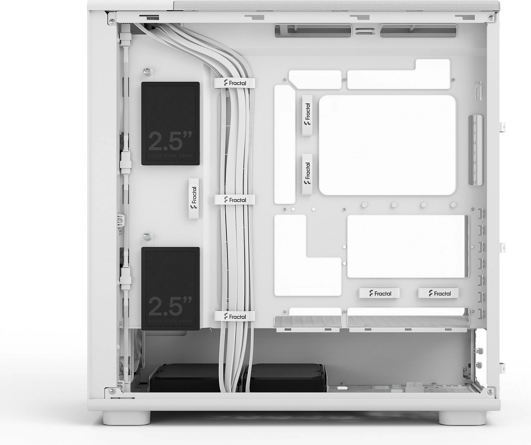 Kasë Fractal Design Epoch XL, Tower ATX/micro ATX/ITX/EATX, e bardhë