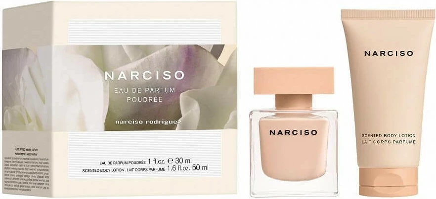 Eau de Parfum për femra Narciso Rodriguez Poudree, 30ml + Body Balm 50ml