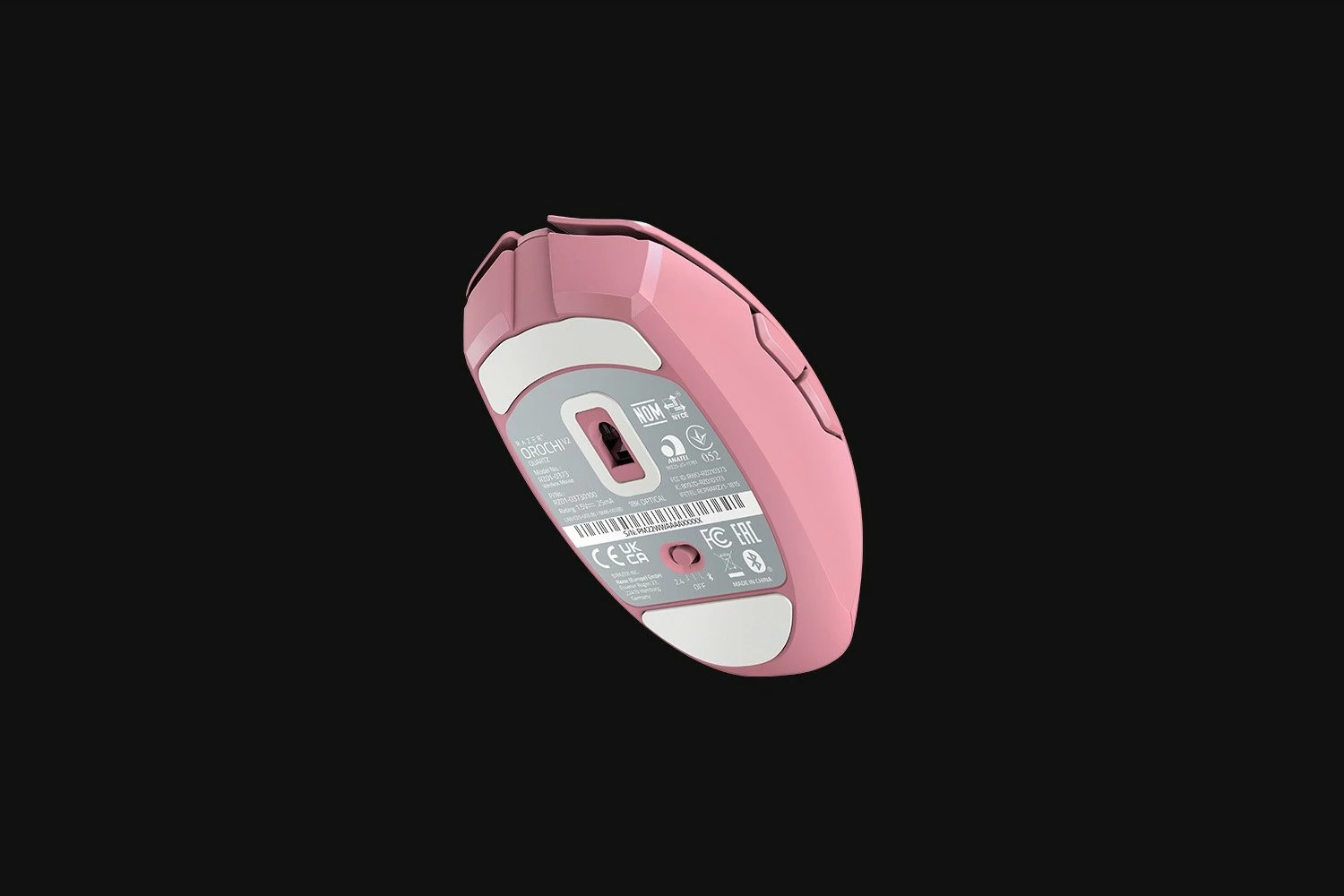 Maus gaming Razer Orochi V2, wireless, pink