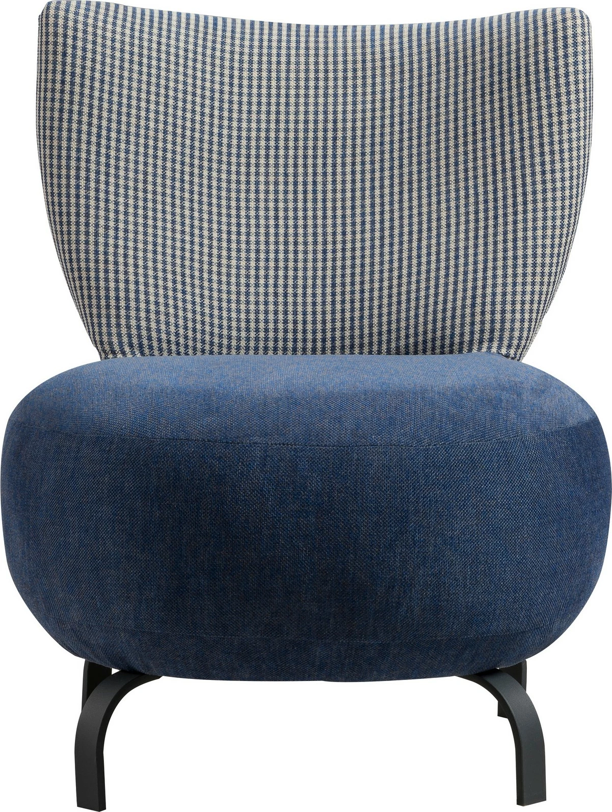 Karrige wing Atelier del Sofa, Loly, ngjyrë kaltër e errët