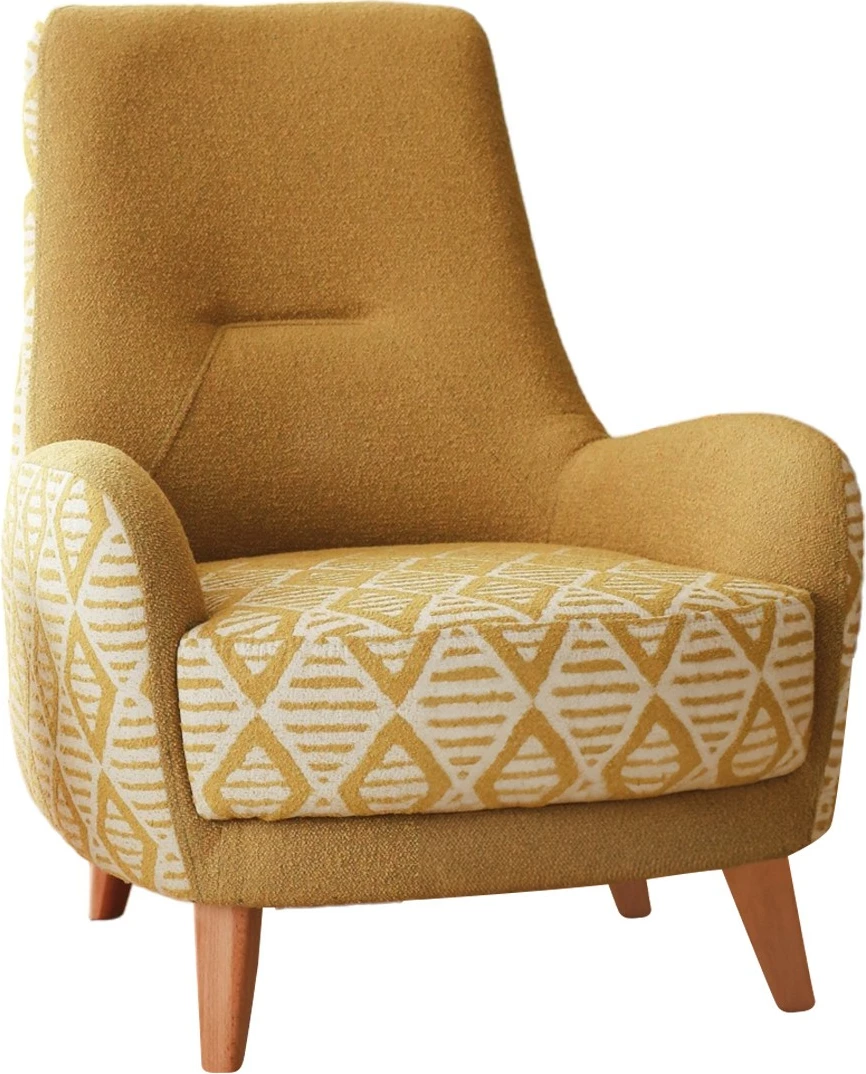 Karrige krahu Atelier del Sofa, Aztek, e verdhë