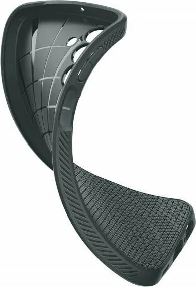 Mbështjellës Spigen Liquid Air për Samsung Galaxy A15/A15 5G, jeshile abyss, me xham të kalitur