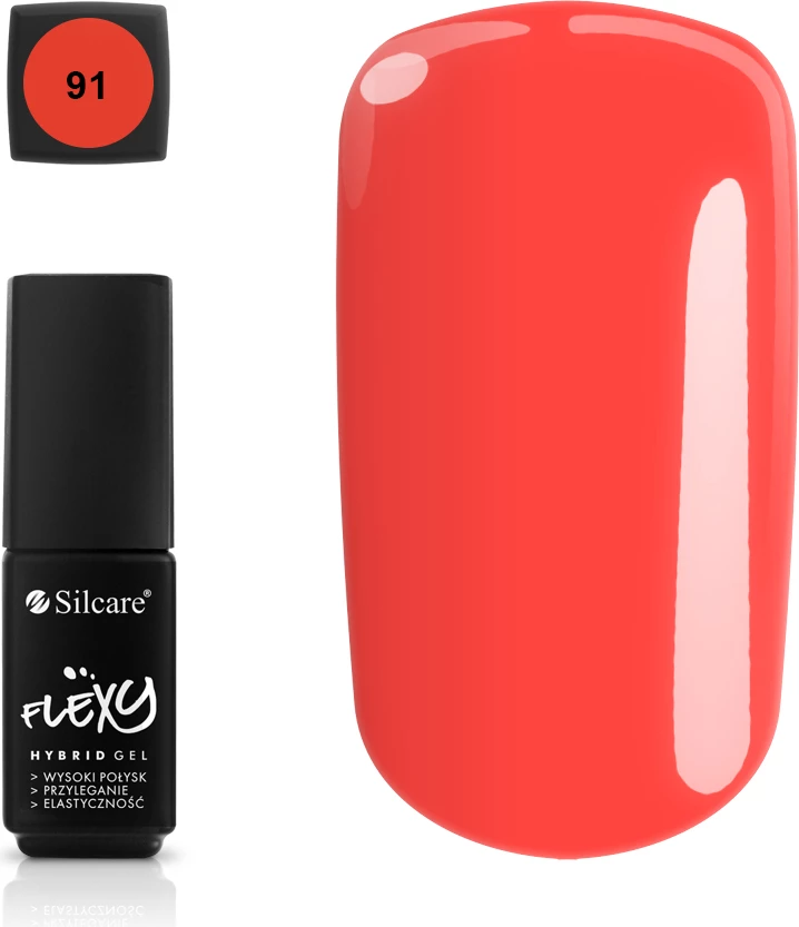 Llak për thonj Silcare Flexy Hybrid Gel 91, 4.5g