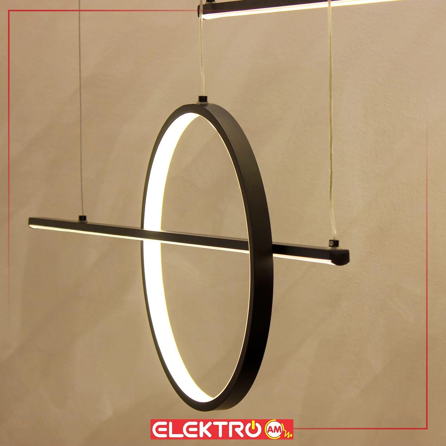 Abazhur trapezarie LED 3008-BK