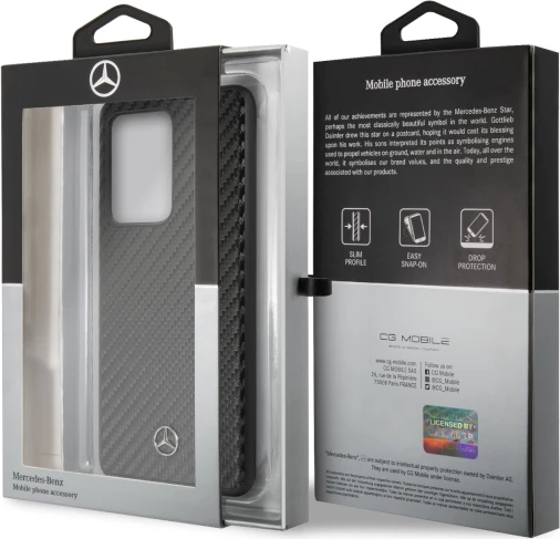 Mbështjellës Mercedes Dynamic për Samsung Galaxy S20 Ultra, i zi