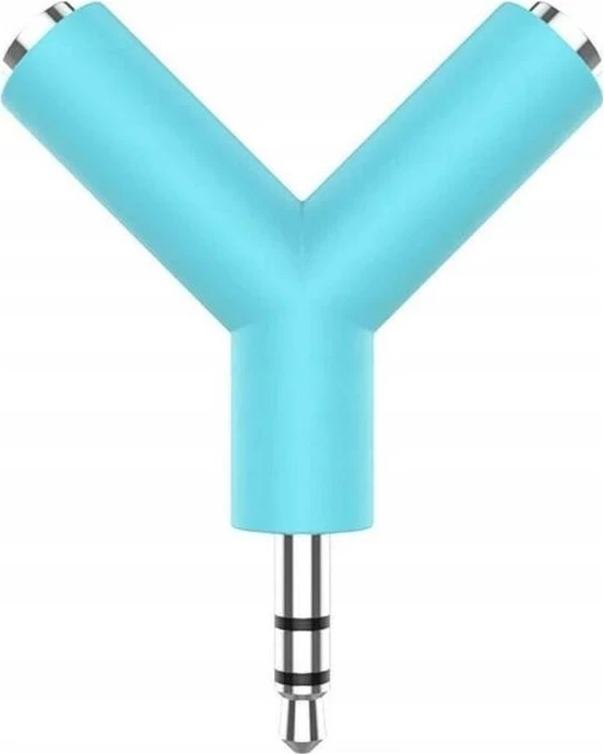 Kufje pa tela PowerLocus Bobo Kids, Bluetooth 5.3, LED, AUX 3.5mm, blu