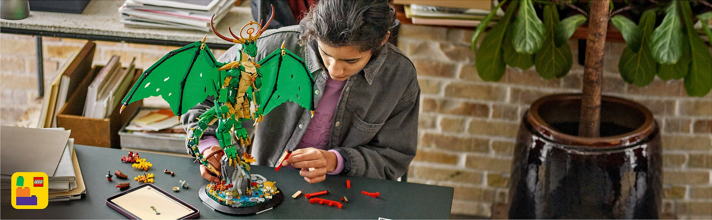 Set ndërtimi LEGO NINJAGO The Guardian Dragon 71847, 1650 copë, 14+, shumëngjyrësh