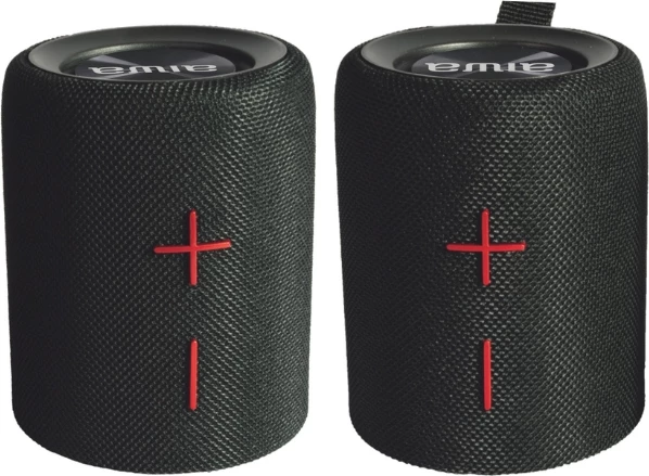 Altoparlant portativ Bluetooth Aiwa BST-250, 2x10W RMS, Bluetooth 5.0, TWS, MicroSD deri 64GB, IPX5, RGB, i zi, set me kabllo USB-C