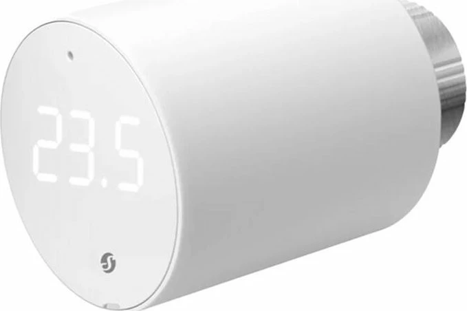 Kokë termostatike smart Shelly BLU TRV TRVBLU1-pack Bluetooth/Wi‑Fi M30/15, set me BLU Gateway Gen3, e bardhë