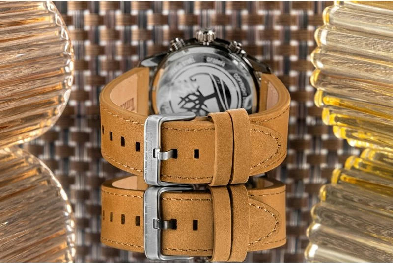 Orë dore për meshkuj Timberland Campton TDWGF0055403, e zezë, set me çantë