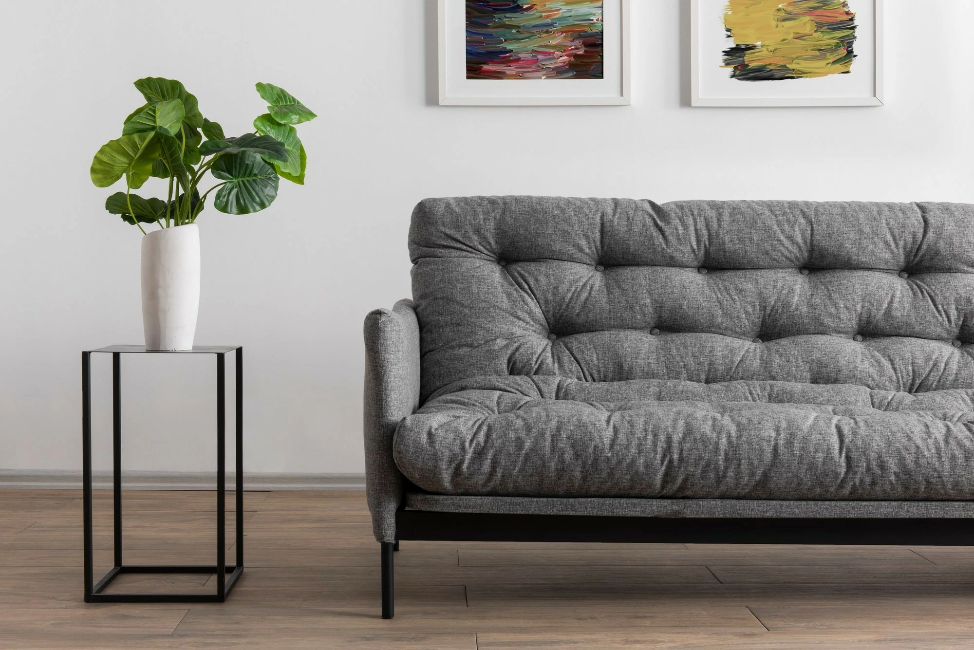 Divan-krevat me 3 vende, Atelier del Sofa, ngjyrë gri e çelët