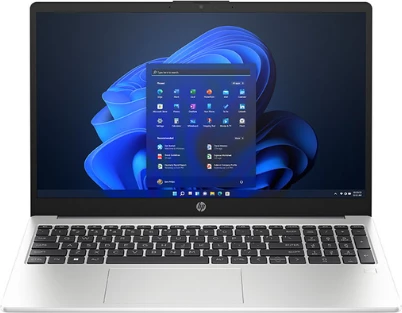 Laptop HP 250 G10, 15.6'', Intel Core i7-1355U, 8GB RAM, 512GB SSD, Iris Xe Graphics, i argjendtë
