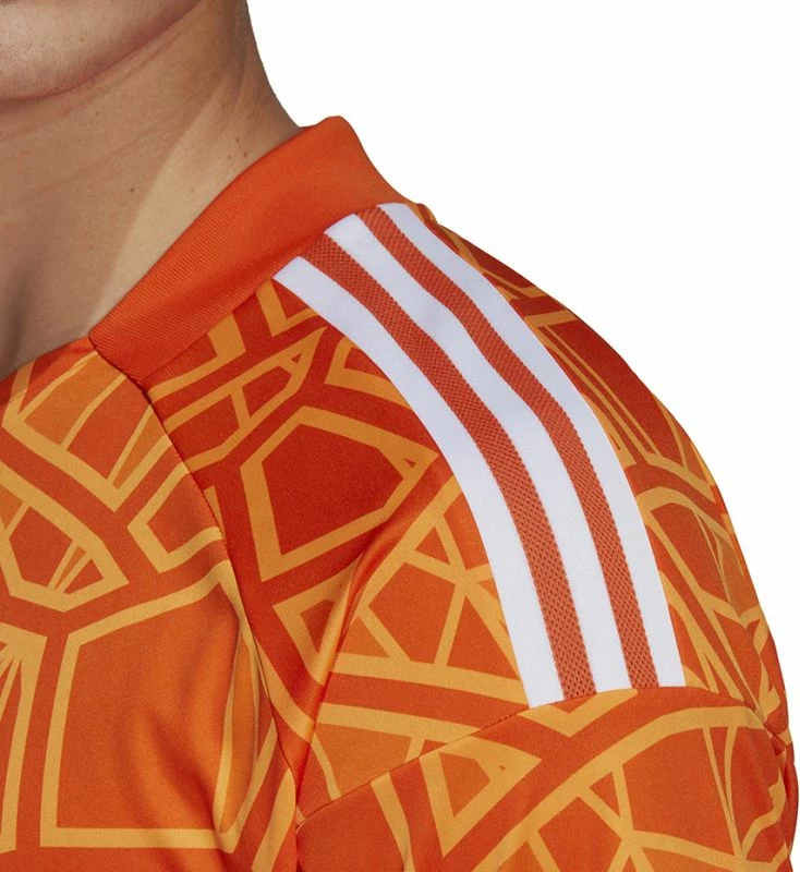Fanellë adidas Condivo 22 për portier, me mëngë të shkurtra, portokalli [Madhësia: S]