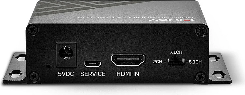 Ekstraktor audio HDMI Lindy 4K60 18G, HDMI 2.0, S/PDIF + RCA, Micro-USB 5V, i zi