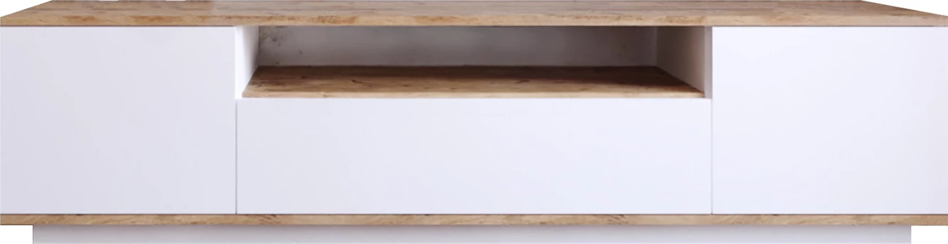Komodë TV Hanah Home, Fr7-Aw, ngjyrë pishë Atlantike dhe e bardhë, 180x44.6x44.5cm