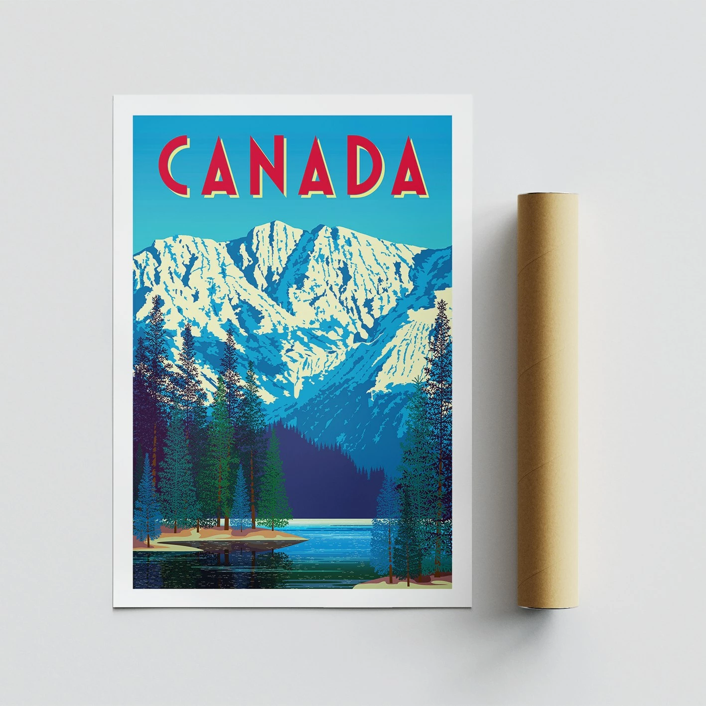 Poster A4, Kanada - 1976, shumëngjyrësh
