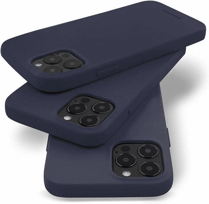 Mbështjellës Goospery Soft Feeling Silicone për iPhone 15 Pro, kaltër