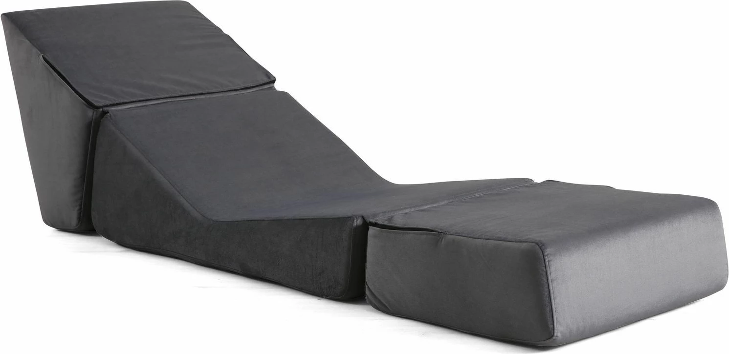 Krevat-karrige një vendës, Origami Convertable, ngjyrë gri