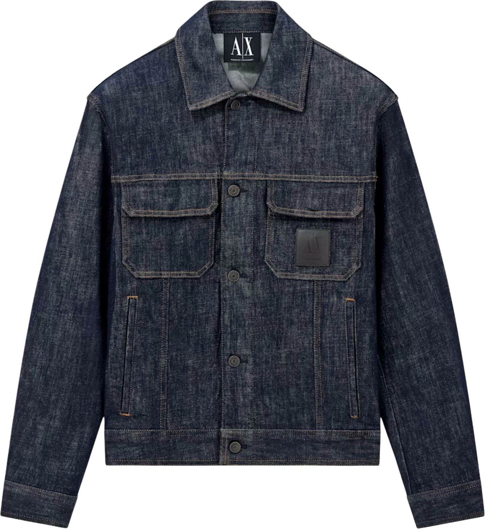 Jakne për meshkuj Armani Exchange XM000343 AF12284, xhins i errët [Madhësia: S]