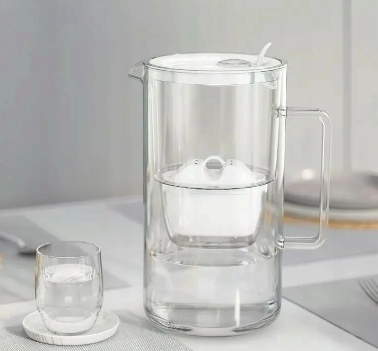 Karafë filtrimi uji Aquaphor Glass 2.5L + 1x fishek Maxfor+ MG, gri