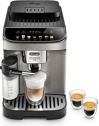 Makinë kafeje automatike DeLonghi Magnifica ECAM 290.81.TB, me shkumëzues qumështi, argjendtë