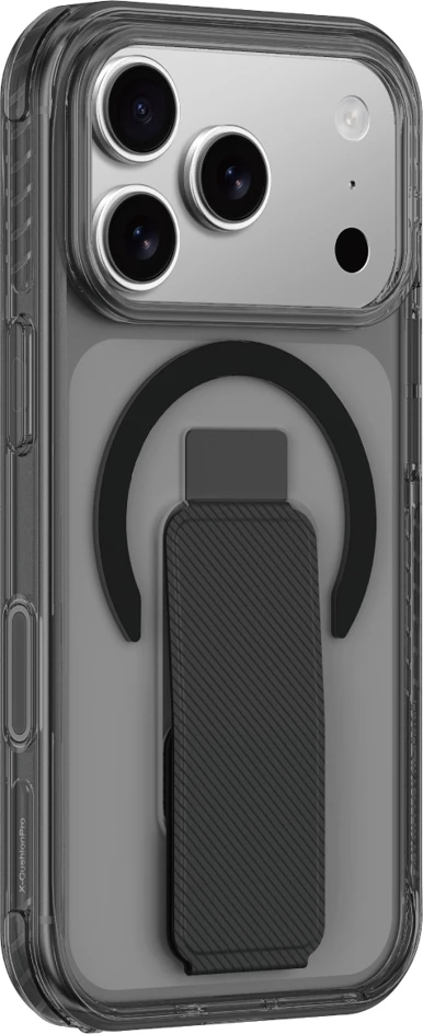 Mbështjellës AmazingThing Titan Pro Holder për iPhone 17 Pro Max, i zi, me mbajtëse, MagSafe