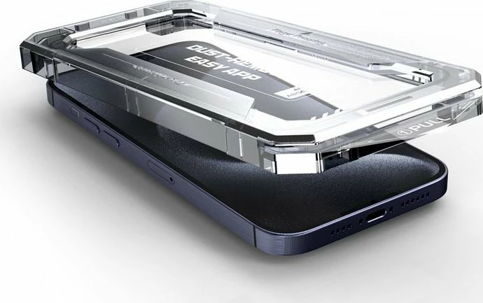 Xham mbrojtës Mobile Origin për iPhone 16 Pro, me aplikator, 9H, 0.33 mm, full cover, i verdhë