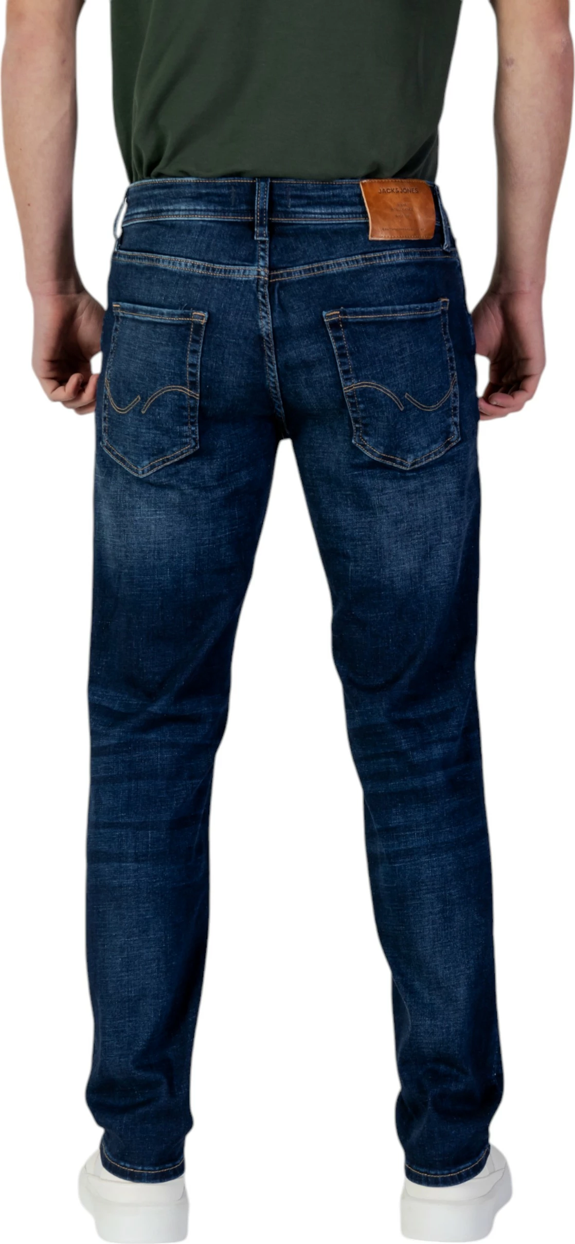 Xhinse për meshkuj Jack & Jones JJICLARK JJORIGINAL JOS 278 NOOS 12177444, denim i errët [Madhësia: W34 L32]