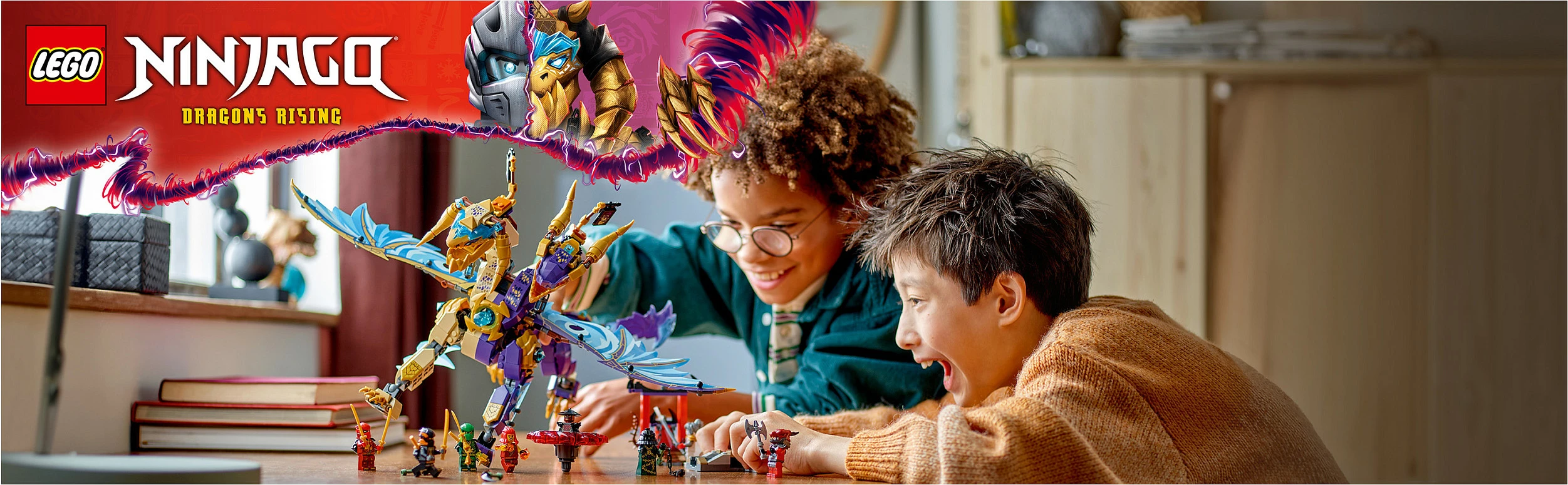 Set ndërtimi LEGO Ninjago 71836 Lichtbogendrache, 869 pjesë, multikolor