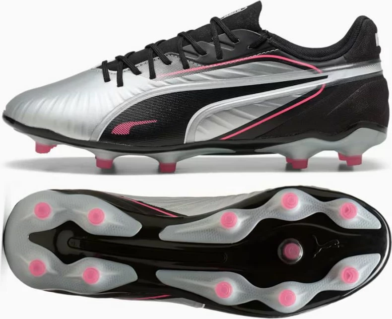 Atlete futbolli për meshkuj Puma, të hirtë