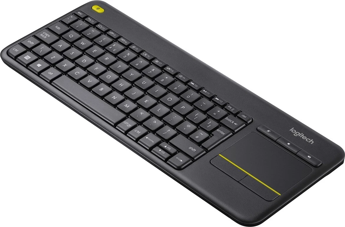 Tastierë Logitech K400 Plus, e zezë 