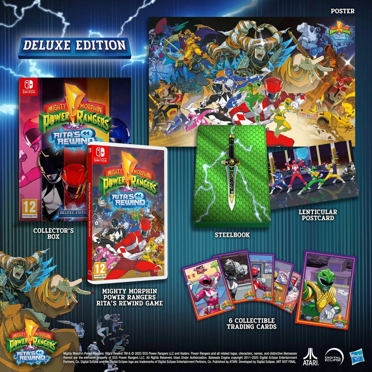 Lojë për Nintendo Switch Atari Mighty Morphin Power Rangers: Rita’s Rewind Deluxe Edition, set koleksionisti