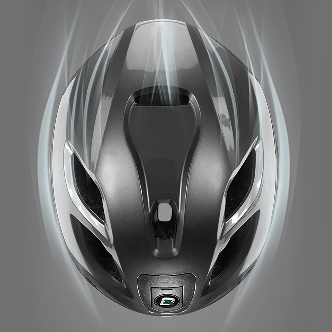 Helmet biçiklete Rockbros ZK-077 57-61 cm me drita të integruara USB-C, i zi