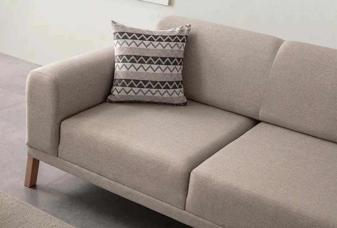 Divan treshe Atelier del Sofa, ngjyrë latte-krem