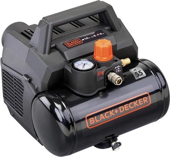 Kompresor ajri Black&Decker BXCMS106HE 6L 0.75 kW 8 bar 100 l/min 55 dB 230V, i zi