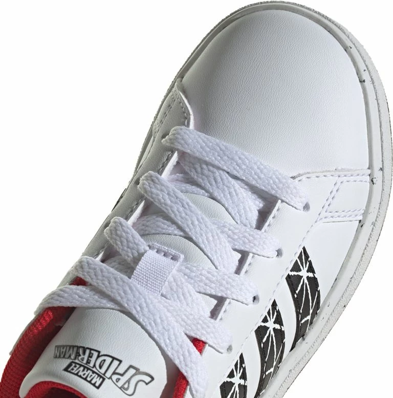 Atlete për fëmijë adidas, me Spider-man, të bardha [Madhësia: 36]