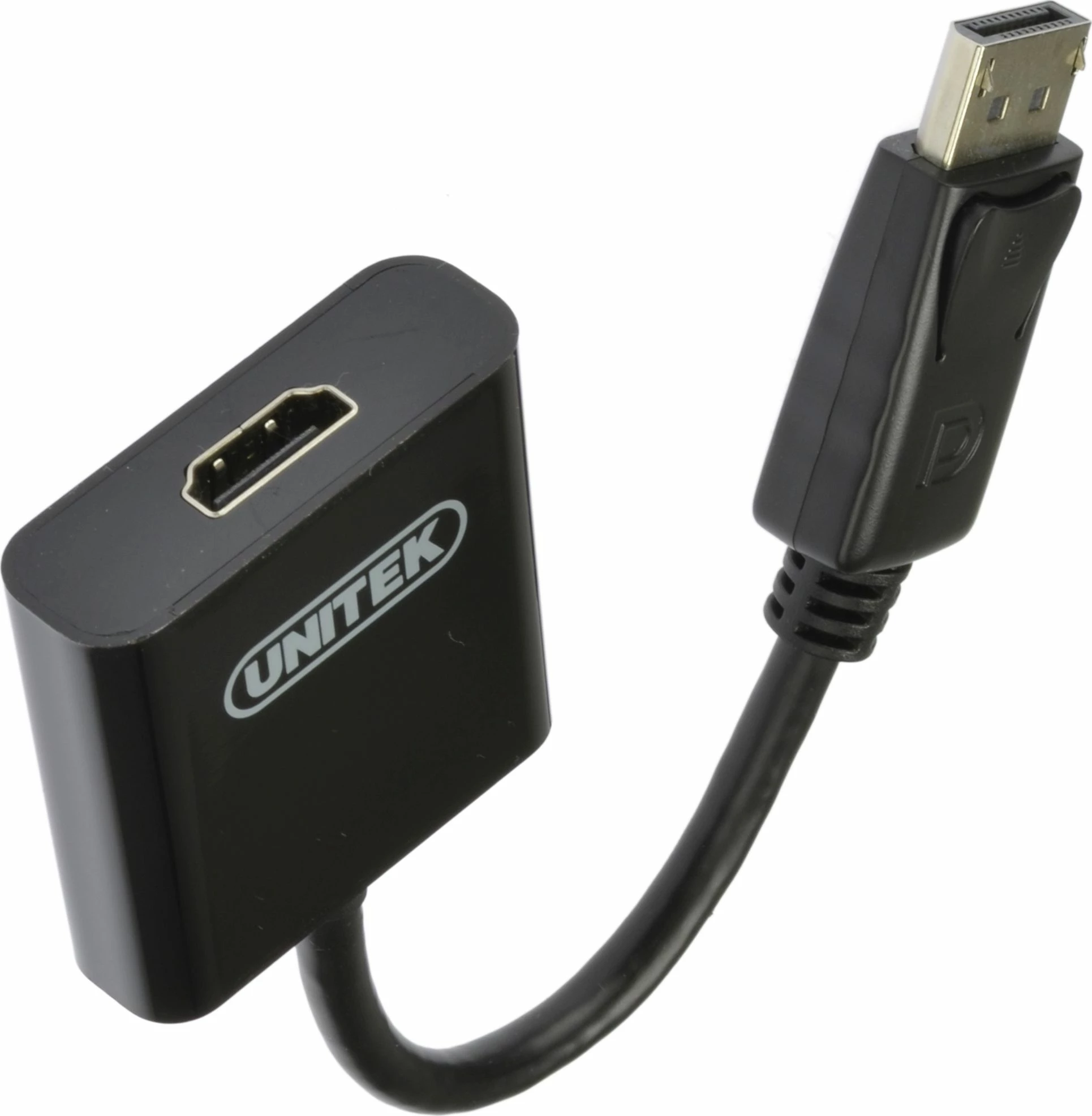 Adapter AV Unitek Y-5118DA DisplayPort në HDMI (F), 1080p/1920x1200, 2Gbps, i zi