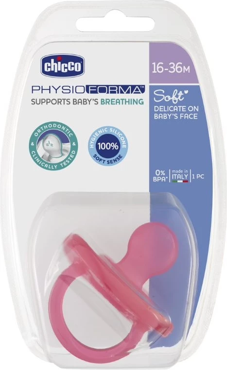Biberon qetësues Chicco PhysioForma silikon rozë 1 copë