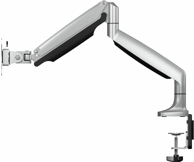 Mbajtës monitori tavoline ICYBOX IB-MS503-T deri 32", VESA 75x75/100x100, gas spring, 9 kg, argjend/e zezë