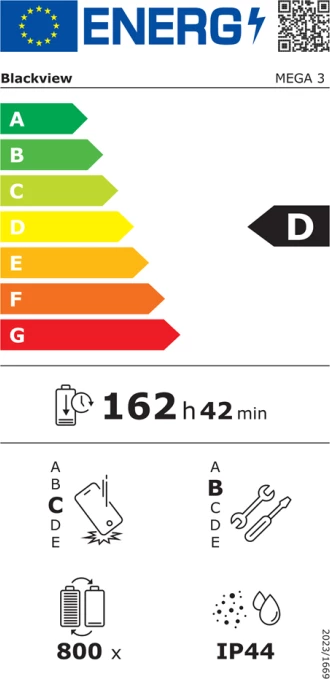 Tablet BLACKVIEW MEGA 3 12.1" 12GB/256GB LTE, Skyline Blue, set me tastierë + maus