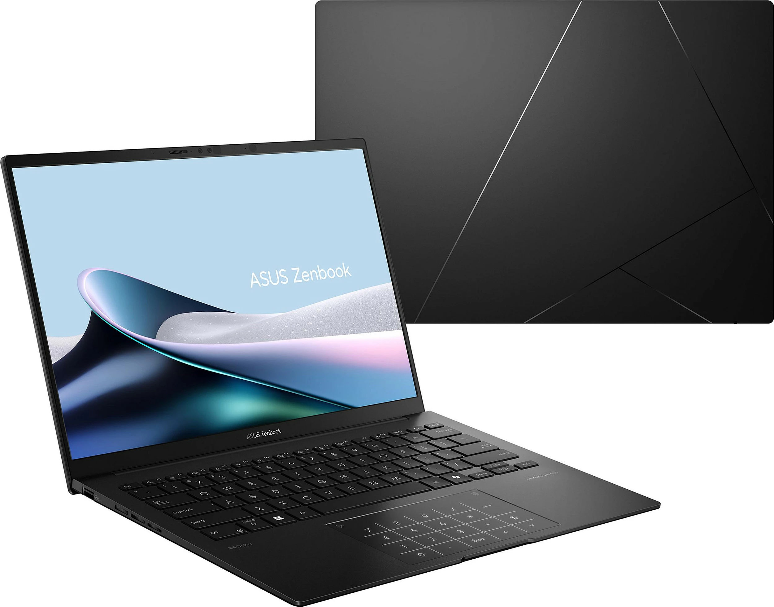 Laptop ASUS Zenbook 14 OLED UM3406KA-QD317X, Ryzen 5 AI 340, 16GB RAM, 512GB SSD, Windows 11 Pro, AZERTY FR