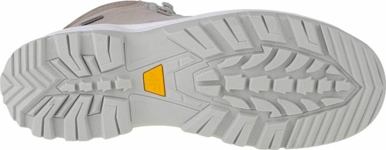 Këpucë për femra 4f për ecje në natyrë, gri/argjendtë