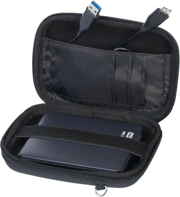 Çantë mbrojtëse RIVACASE Davos 2.5" HDD, hardshell, e zezë