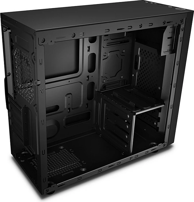 Kasë Deepcool MATREXX 30 SI, Mini Tower micro ATX/Mini-ITX, pa furnizim rryme, e zezë
